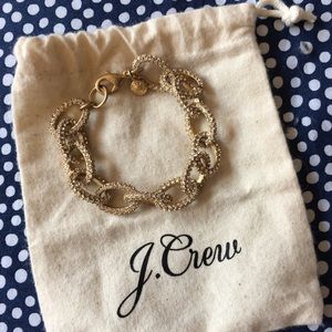 J.Crew sequin chain link bracelet
